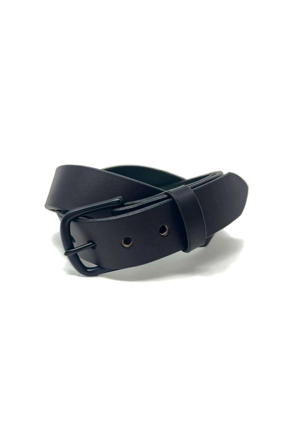 Last State Leather - Paniolo 1.5" Belt - Black/Black - Coiled