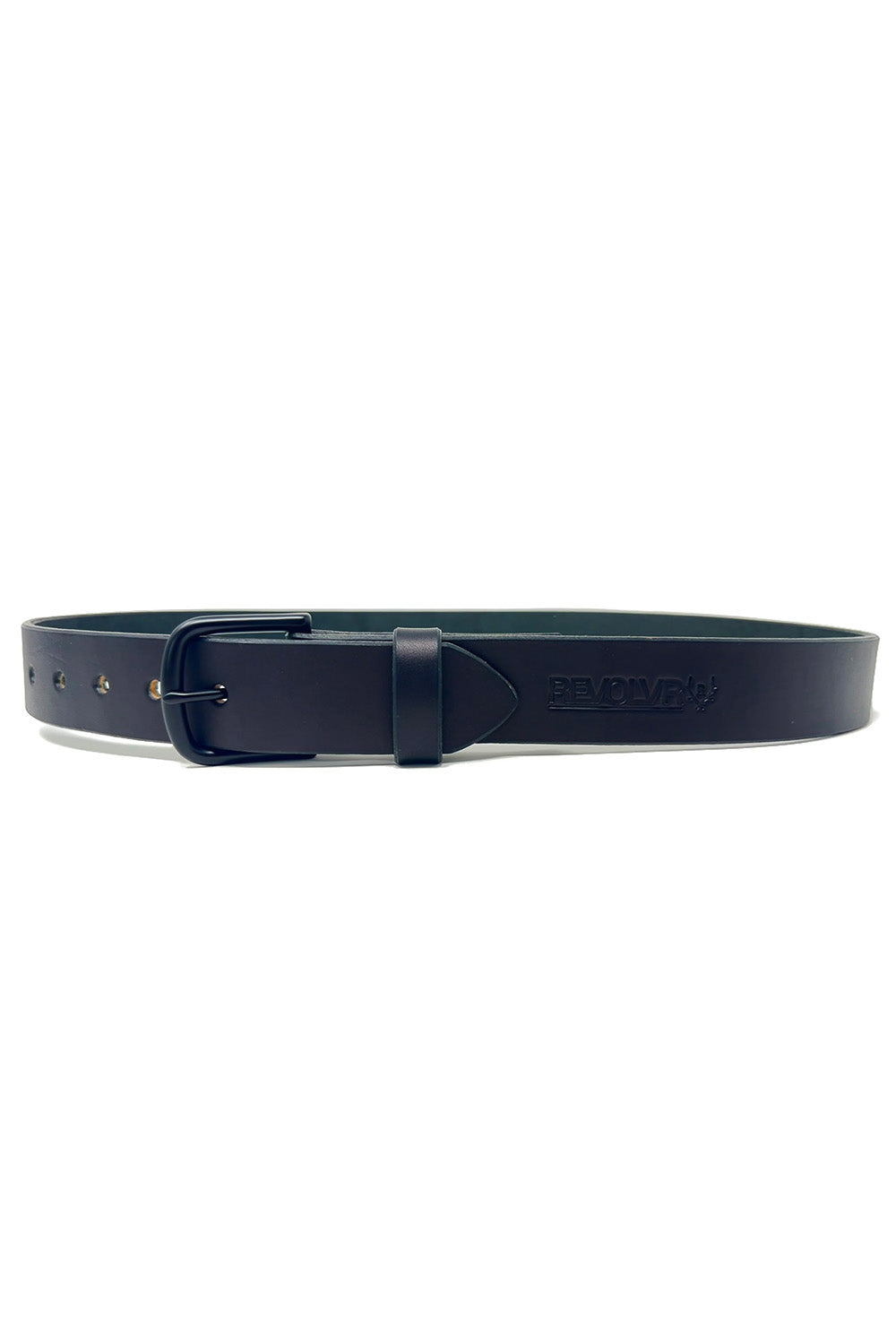 Last State Leather - Paniolo 1.5" Belt - Black/Black - Detail Stamp