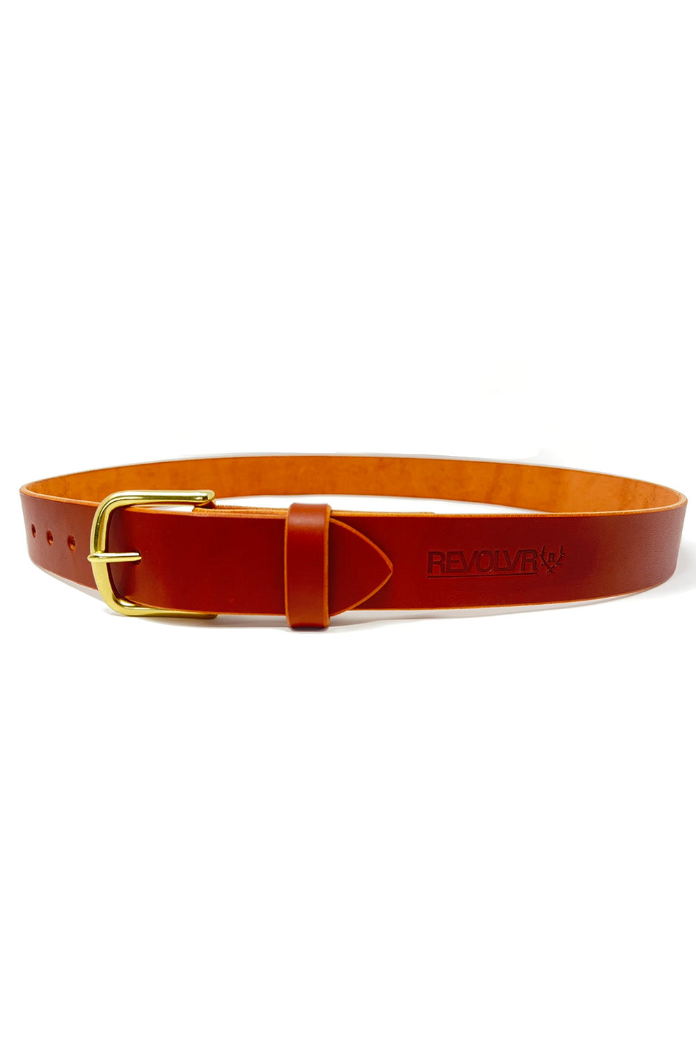 Last State Leather - Paniolo 1.5" Belt - Chestnut/Brass - Detail Stamp