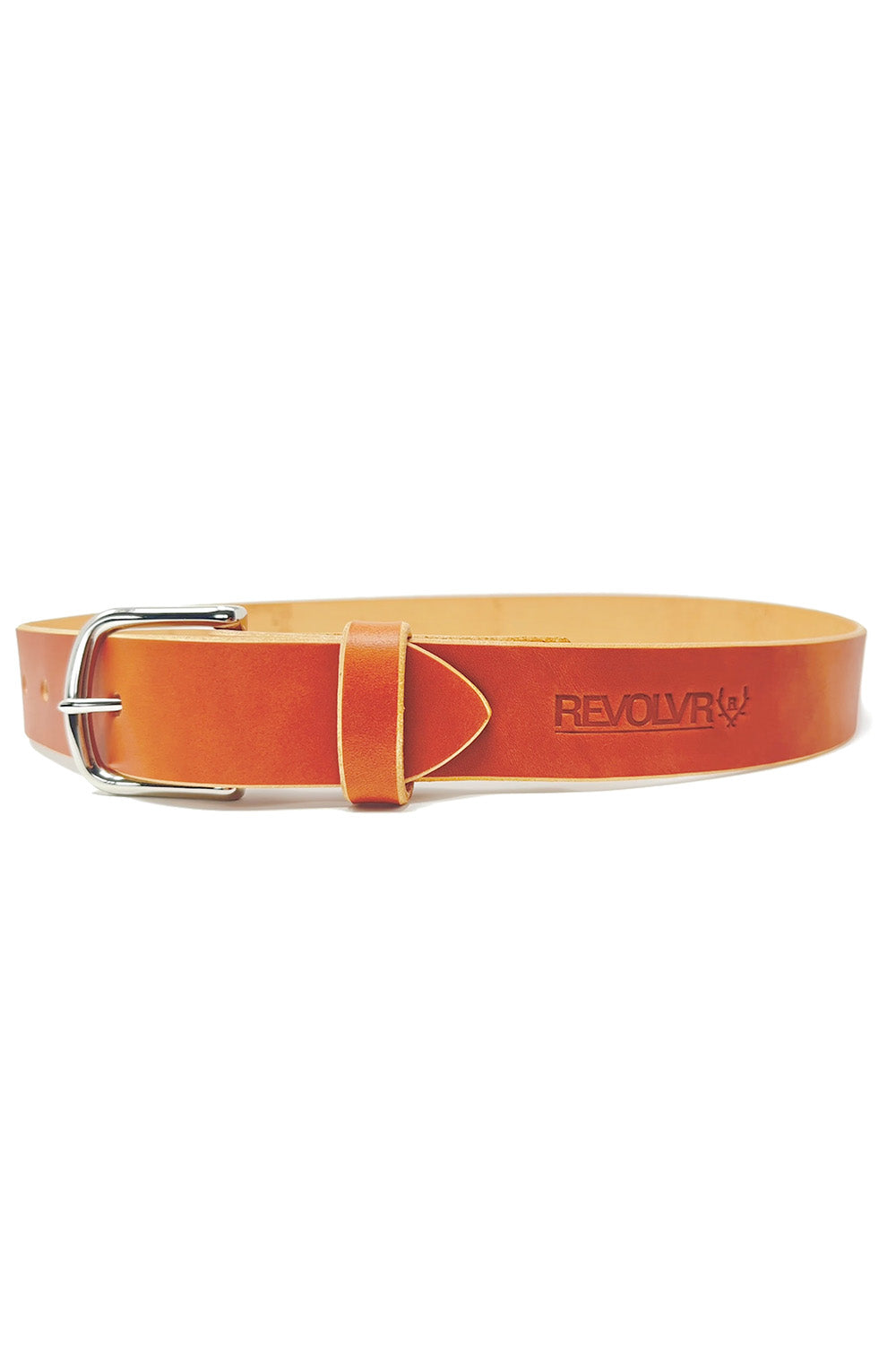 Last State Leather - Paniolo 1.5" Belt - Tan/Nickel - Detail Stamp