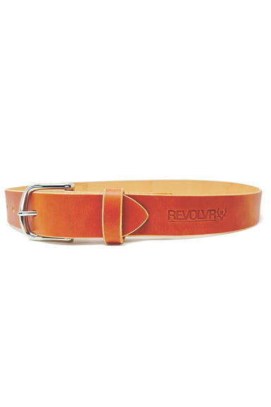 Last State Leather - Paniolo 1.5" Belt - Tan/Nickel - Detail Stamp