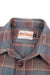 Freenote - Jepson Plaid Woven - Dusty Blue Plaid - Collar
