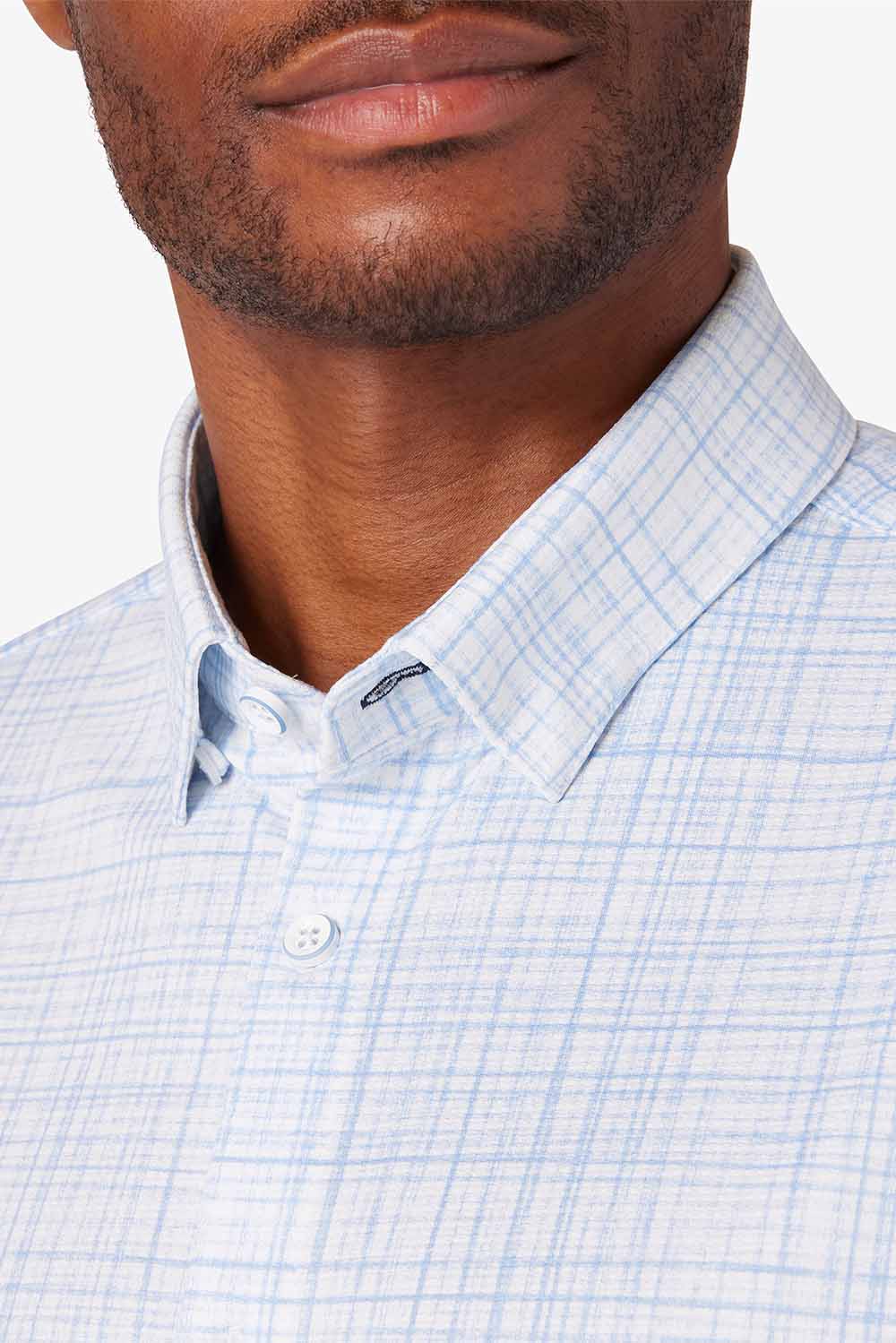 Mizzen + Main - Halyard SS - Carolina Breezy Plaid - Detail