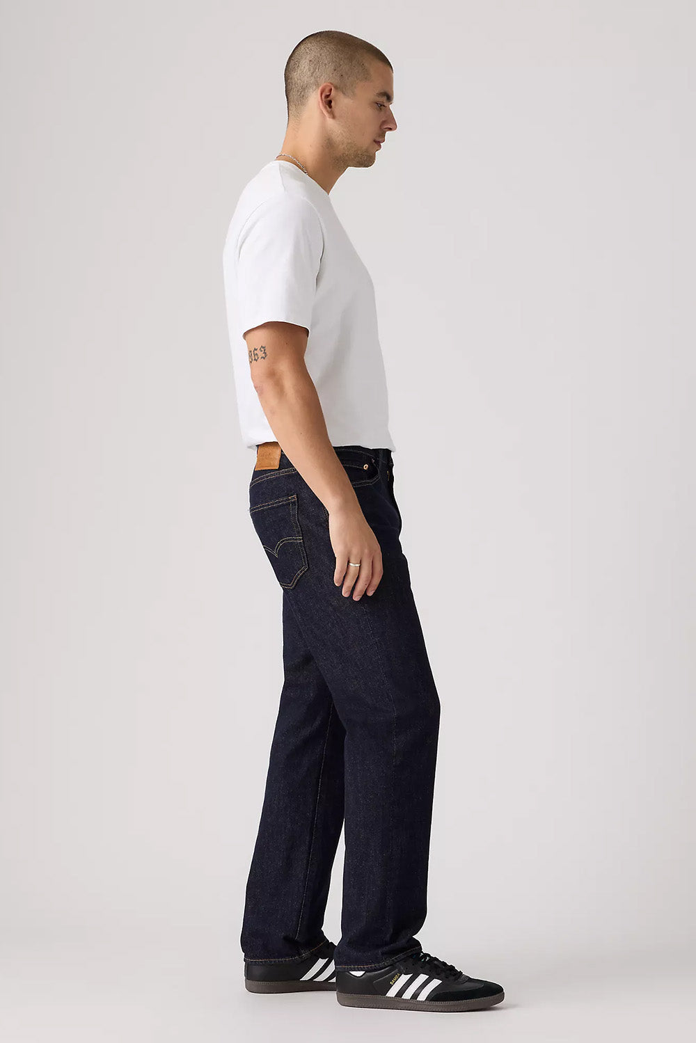 Levis 51 Athletic Fit in Sta-Dark — Profile view