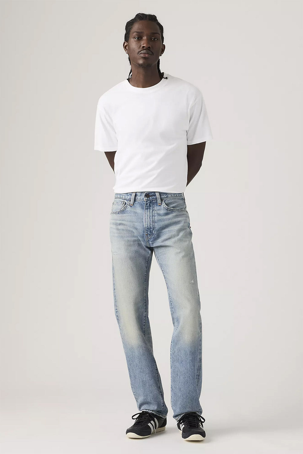 levis 505 regular fit back at it front