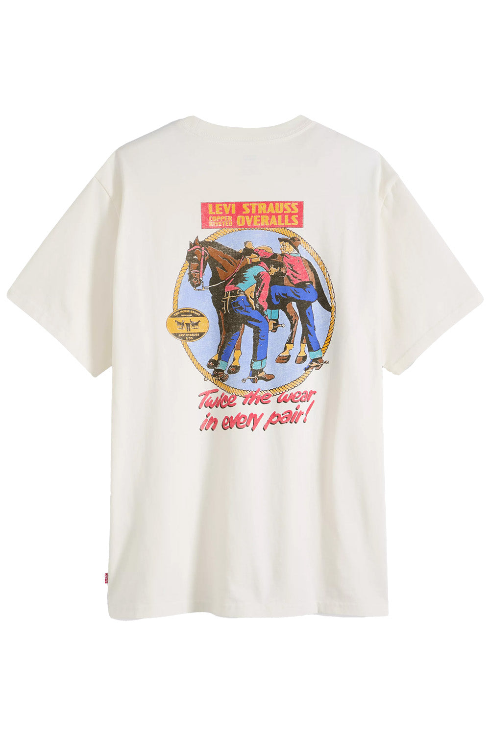 levis relaxed fit tee archival overalls 2 egret flatlay