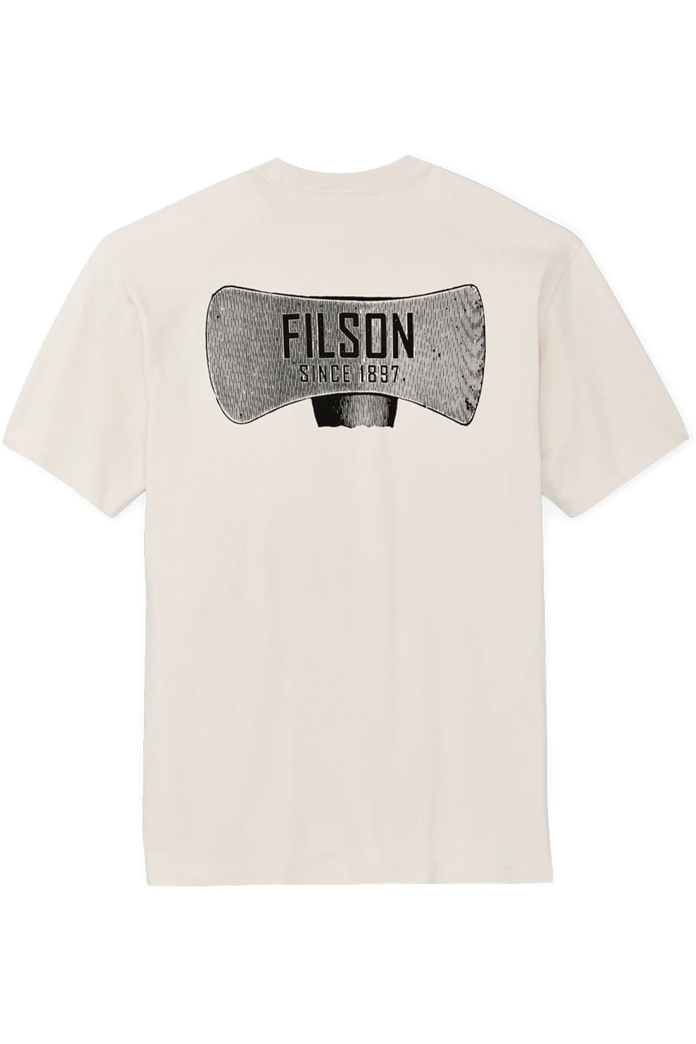 Filson Axe Graphic T-Shirt in Natural — Flatlay view