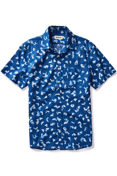 Taylor Stitch - The California SS - Dark Navy Gingko - Flatlay