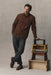 Taylor Stitch The Jack in Timber Twist Waffle — Lifestyle view