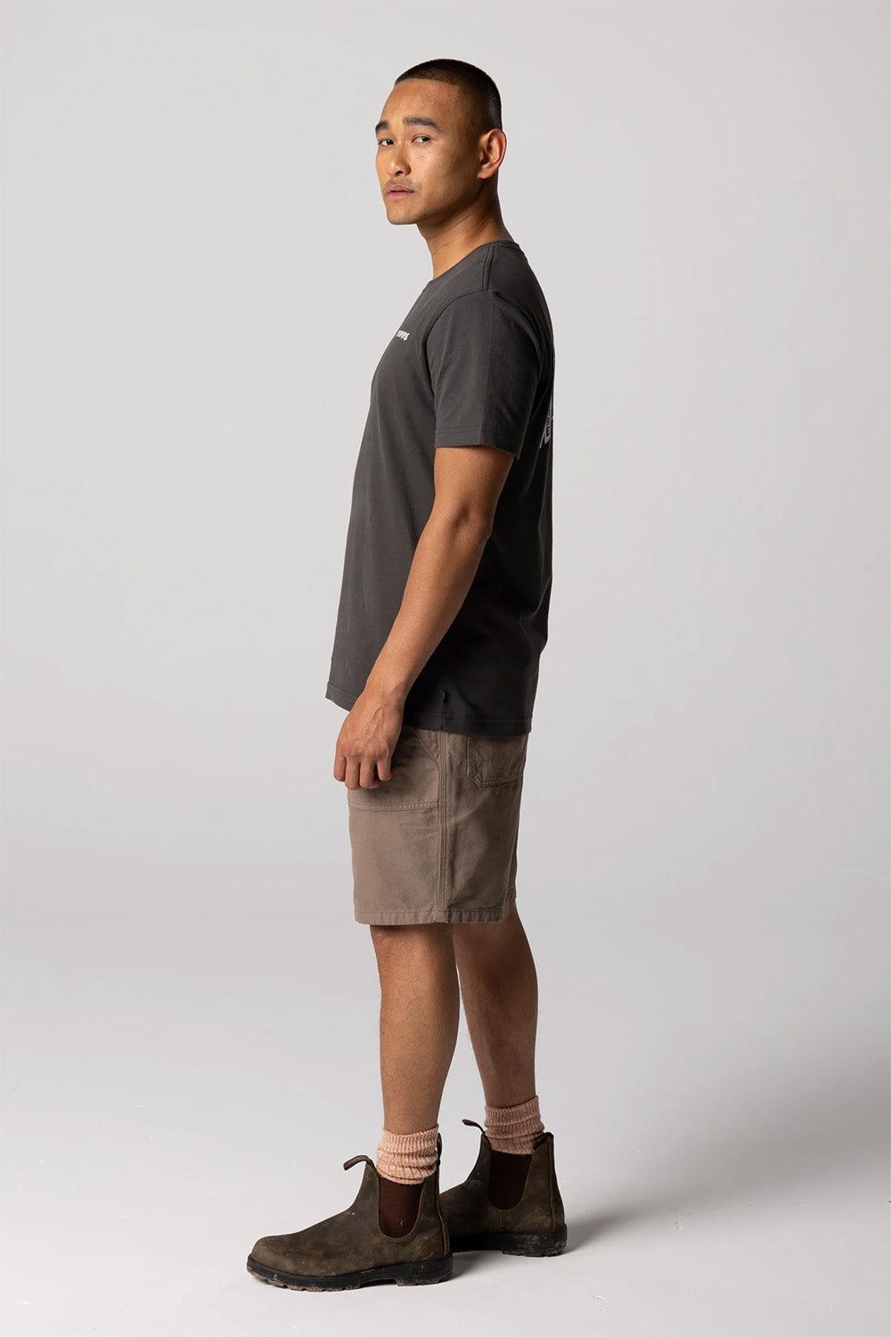 Finisterre - Brave Flag Tee - Raven - Side