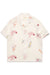 Far Afield - Stachio SS Shirt Menu Embroidery - Double Cloth/White