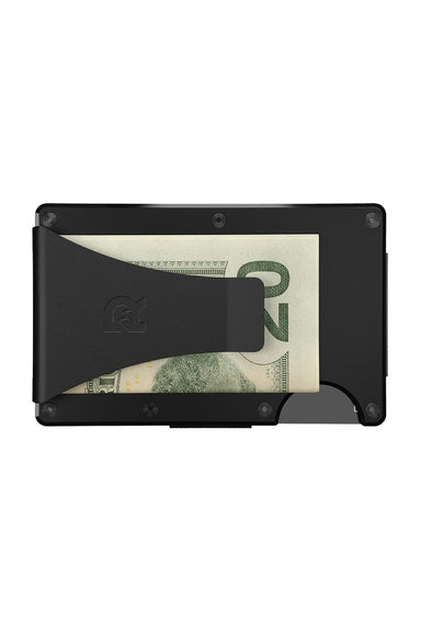 Ridge Wallet - Aluminum - Money Clip - Black