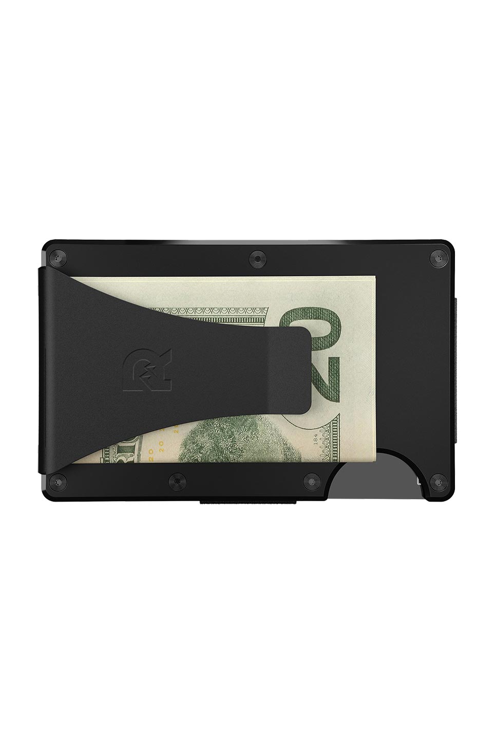 Ridge Wallet - Aluminum - Money Clip - Black