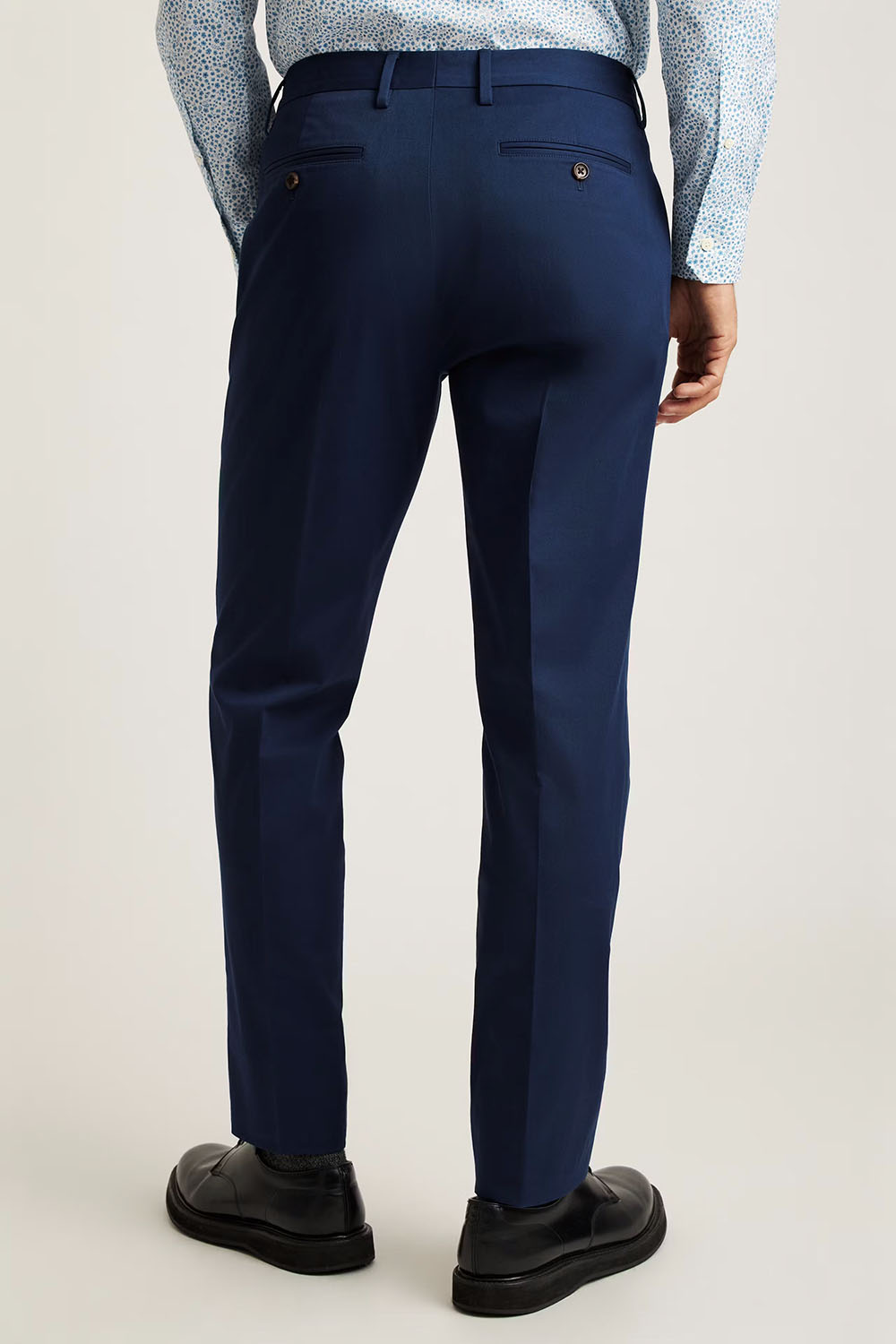 Bonobos - Italian Stretch Cotton Suit Pant - Royal Blue - Back