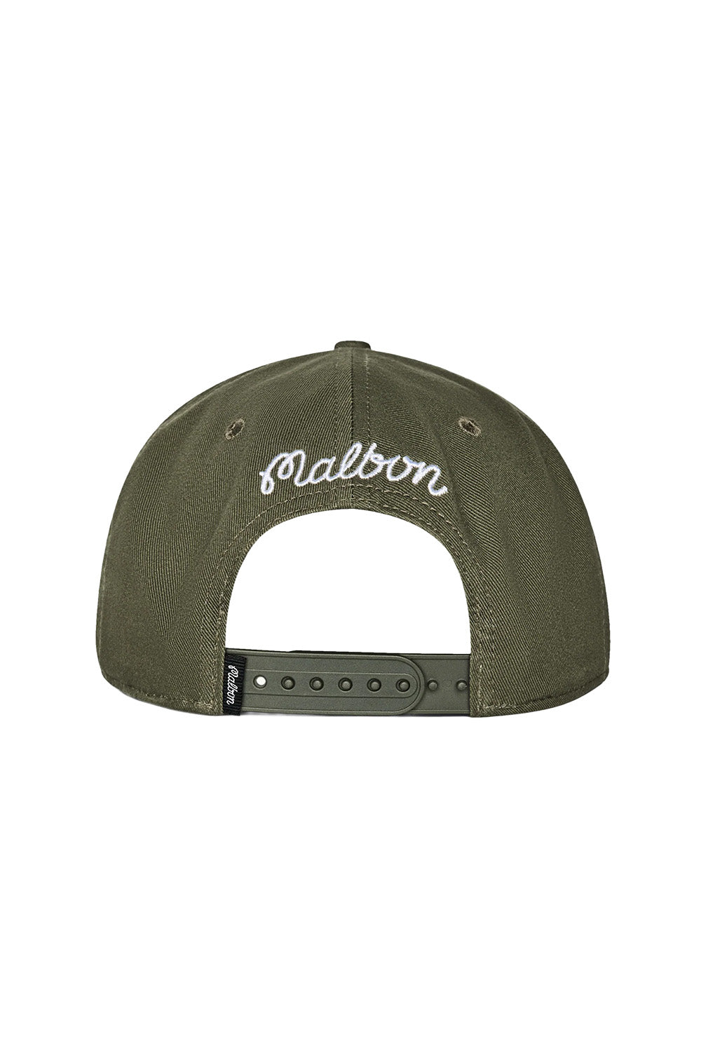 malbon-benchmark-snapback-military-green-back
