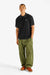 malbon brickwork polo in black
