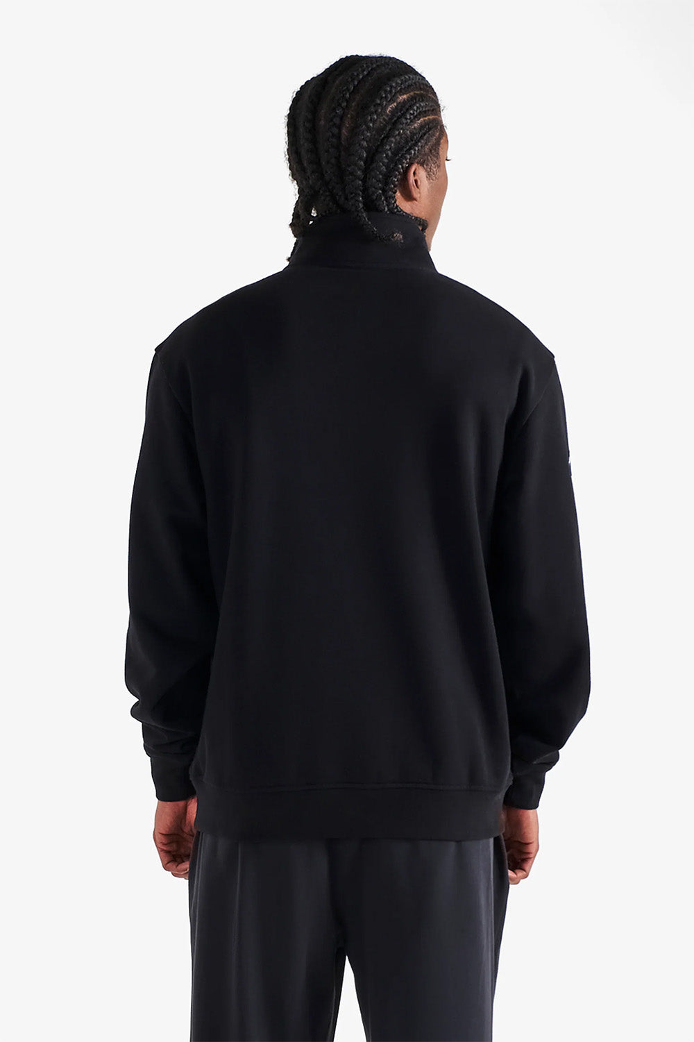 malbon collegiate sweatshirt black back