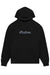 malbon fesque hoodie black flatlay