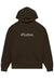 malbon fesque hoodie brown flatlay