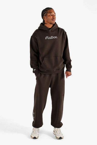 malbon fesque hoodie brown front