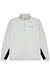 malbon performance 1/4 zip po silver black flatlay