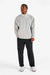 malbon performance 1/4 zip po silver black front
