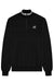 malbon sorrel sweater black flatlay