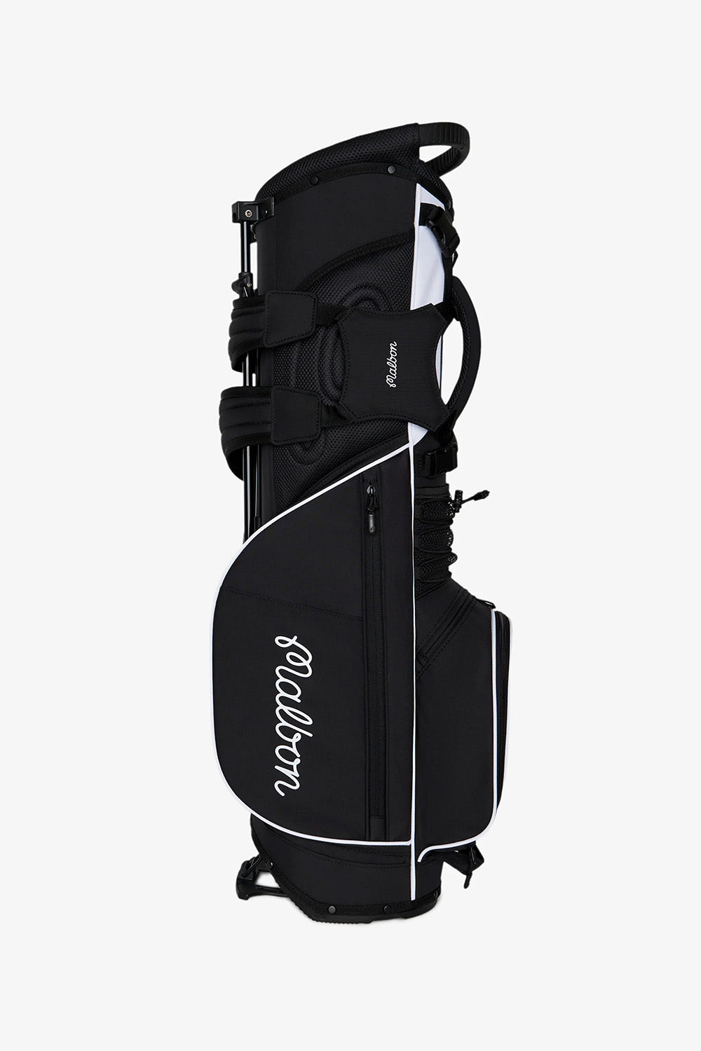 malbon walking bag black profile