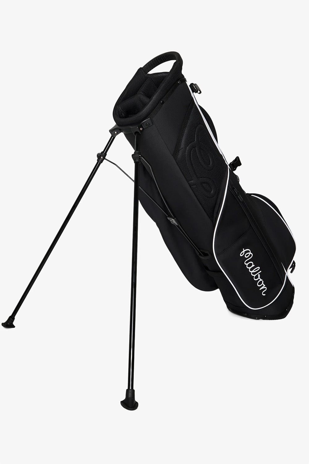malbon walking bag black stand