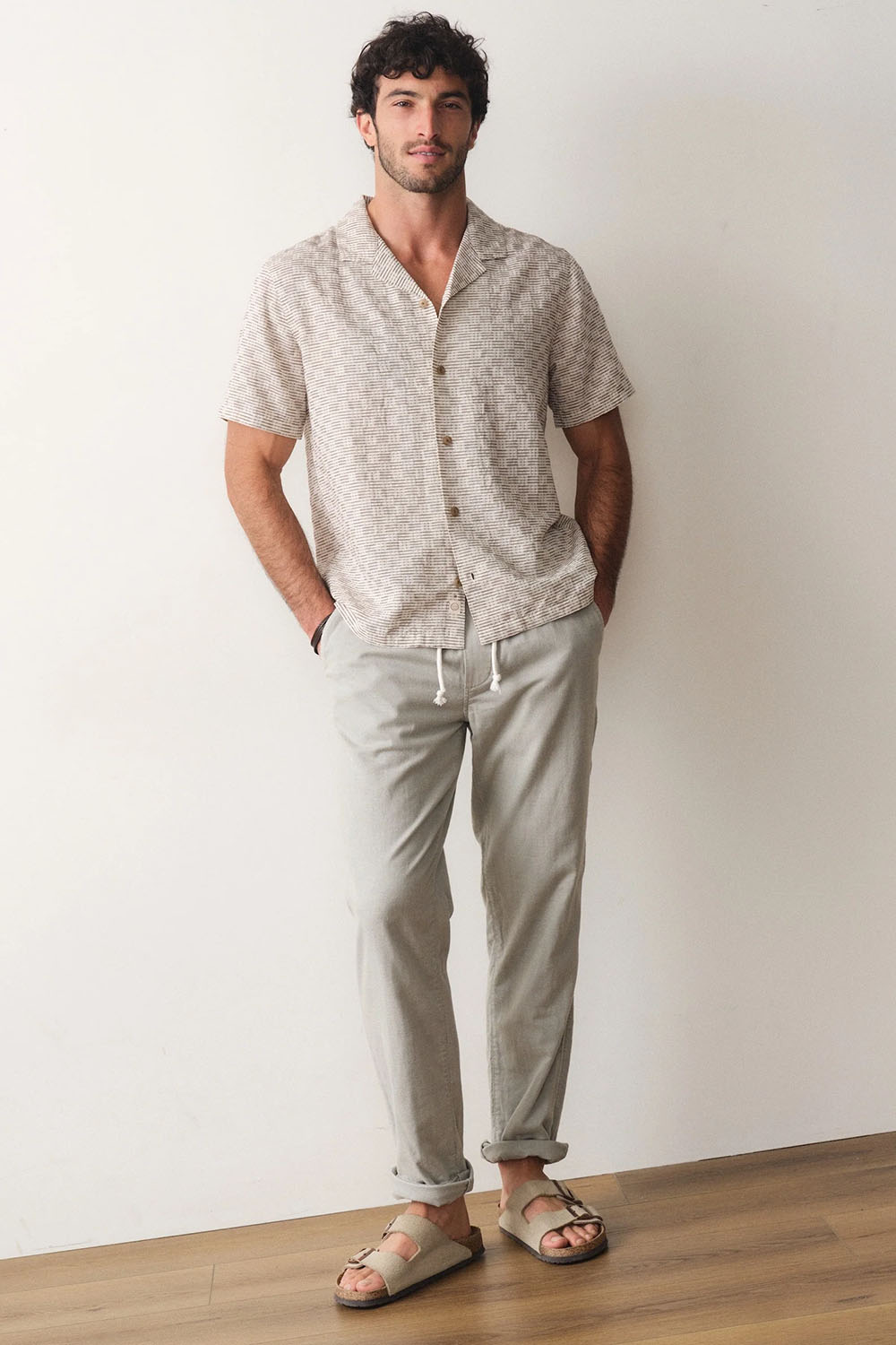 marine-layer-dobby-resort-shirt-natural-brown-check