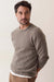 Marine Layer - Donegal Crew Sweater - Wild Sage - Model Front