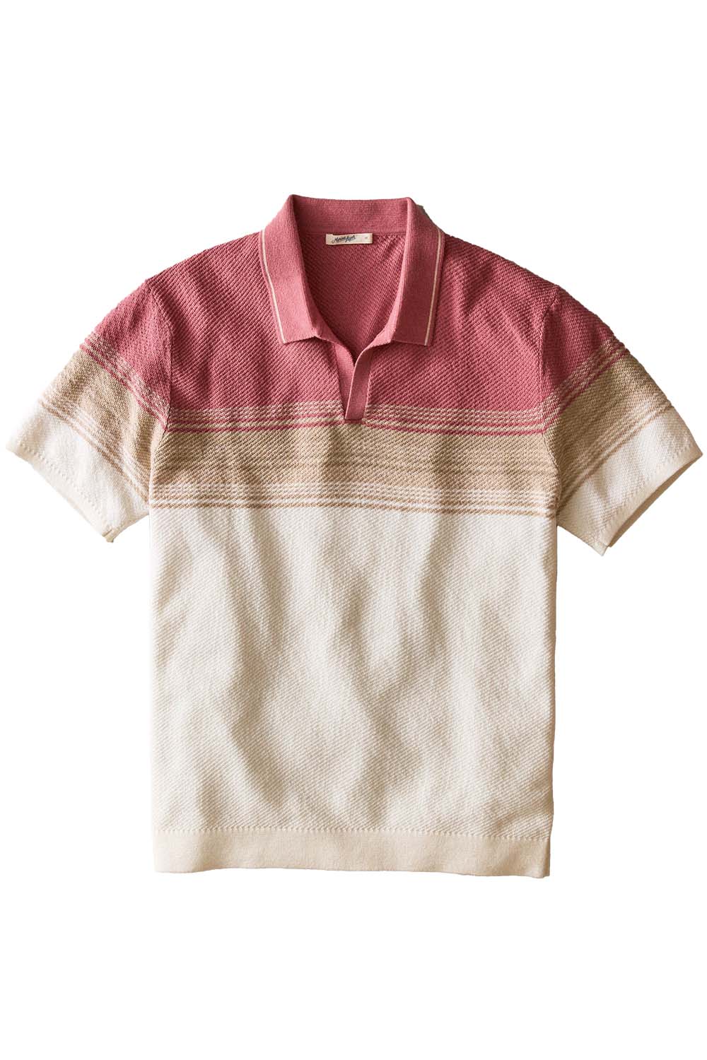 marine-layer-greyson-sweater-polo-withered-rose-oatmeal-flatlay