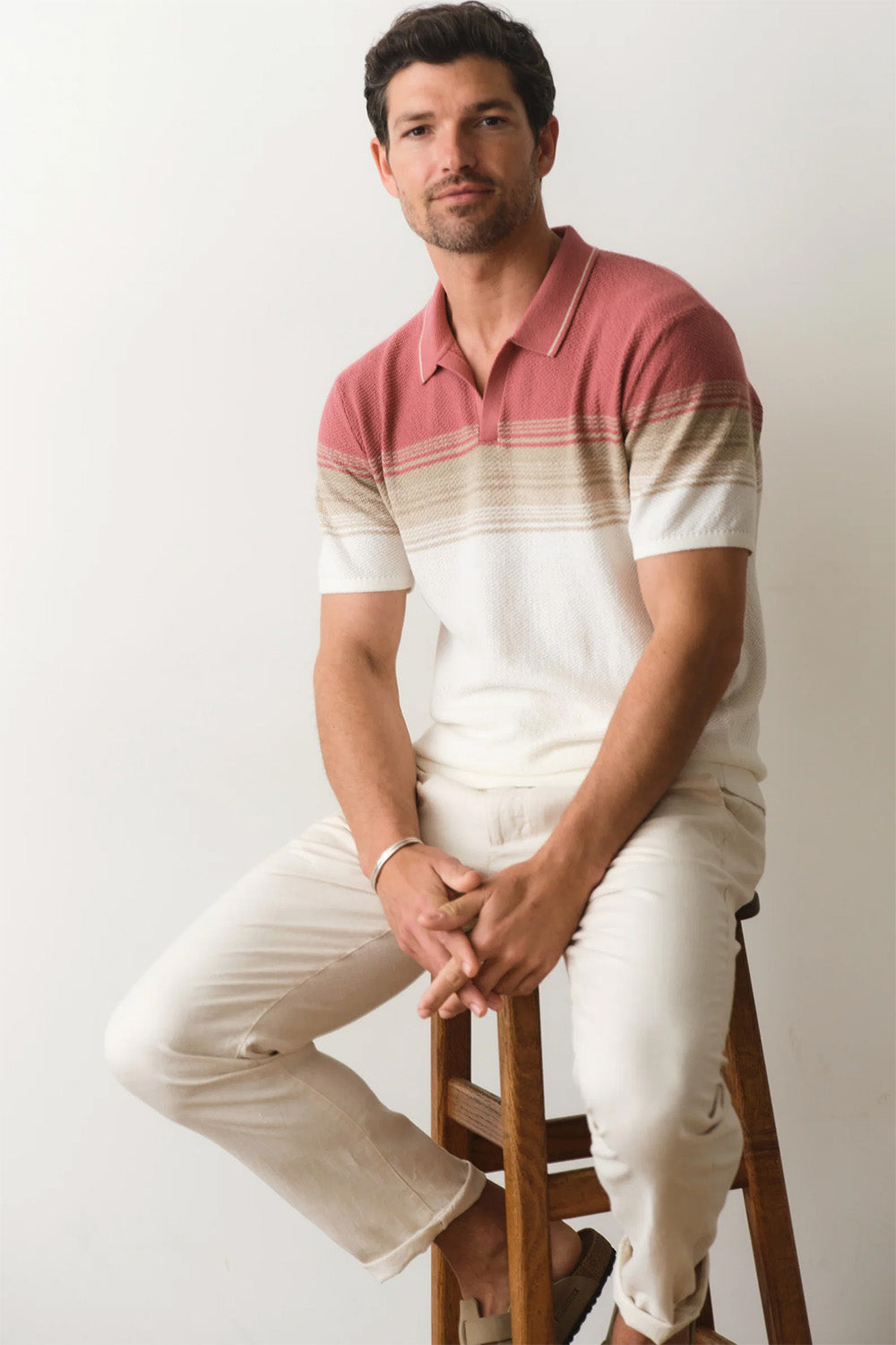 marine-layer-greyson-sweater-polo-withered-rose-oatmeal