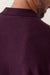 Marine Layer - Liam Sweater Polo - Burgundy - Texture Detail