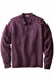Marine Layer - Liam Sweater Polo - Burgundy - Flatlay