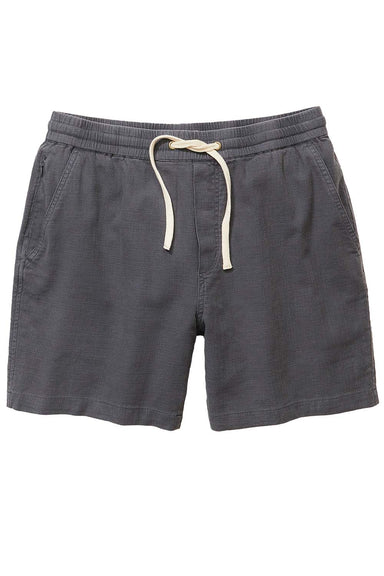 marine layer 6in saturday beach short faded black flatlay