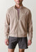 marine layer breeze stretch bomber jacket vintage khaki front