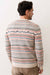 marine layer california fair isle crew oatmeal multi back