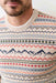 marine layer california fair isle crew oatmeal multi detail
