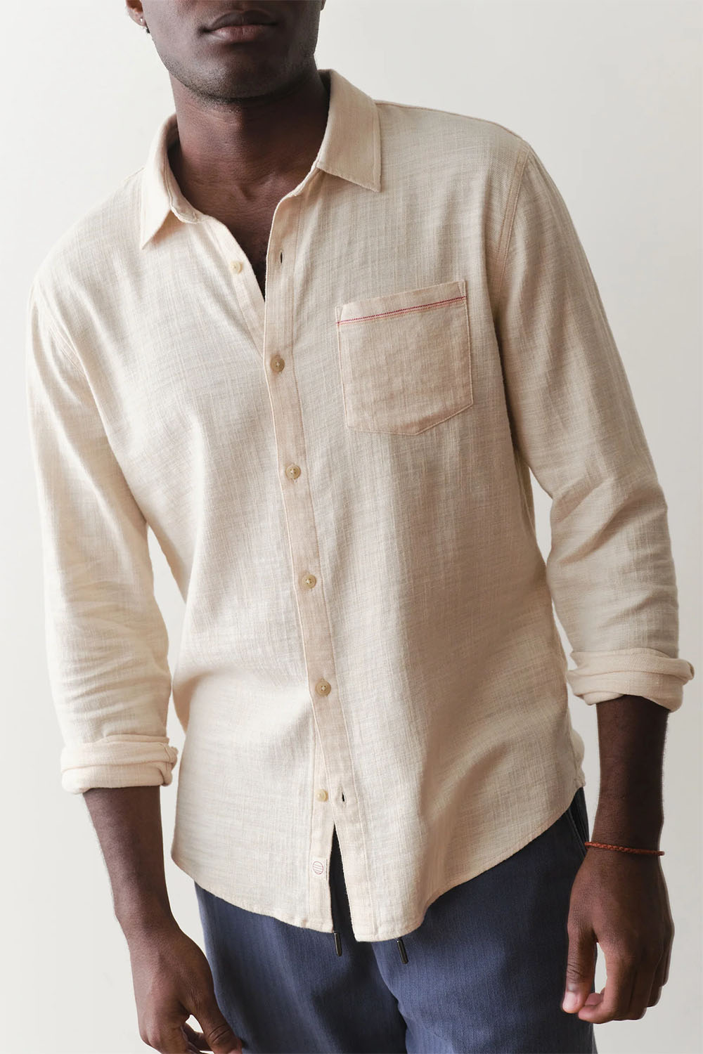 marine layer classic selvage stretch ls shirt oat profile