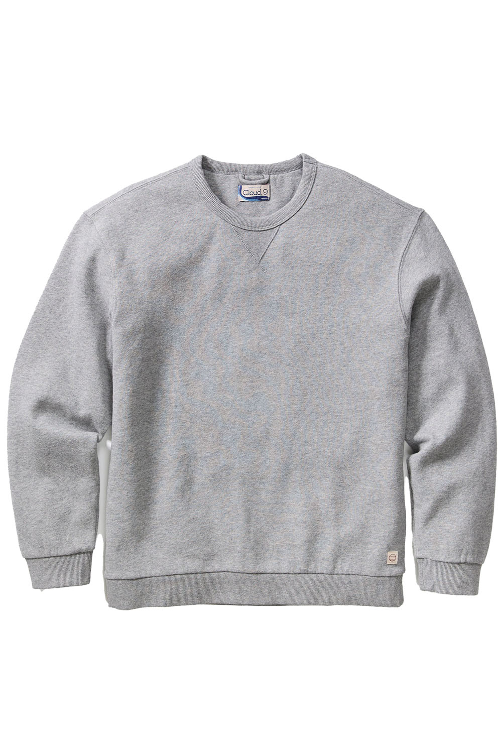 marine layer cloud 9 fleece heather grey flatlay