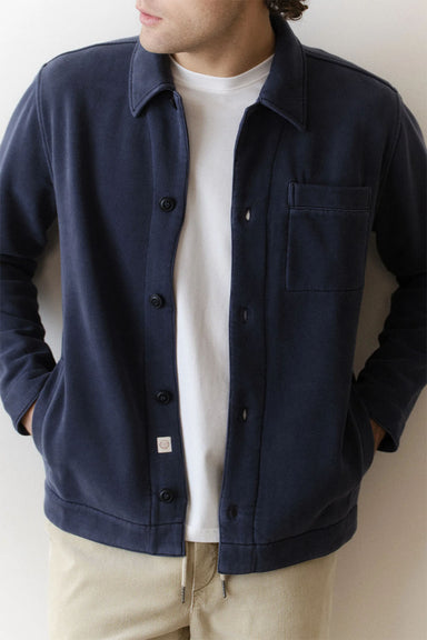 marine layer cloud 9 overshirt mood indigo open