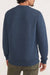 marine layer corbet quilted crewneck navy heather back