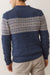 marine layer erik textured sweater navy back