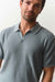 marine layer greyson sweater polo slate detail