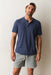 marine layer hemp cotton henley vintage indigo front