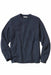marine layer inverness crew sweater navy green flatlay
