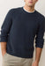 marine layer inverness crew sweater navy green front