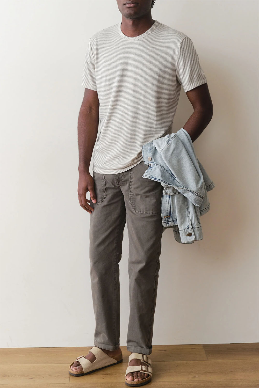 marine layer jacquard crew tee whitecap navy