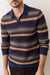 marine layer liam sweater polo warm multi stripe front
